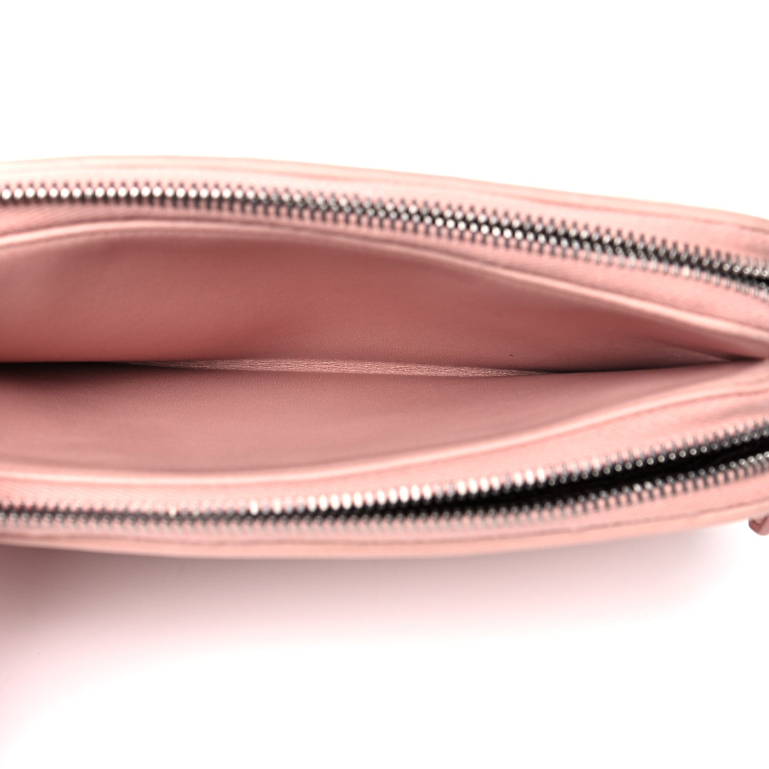 Prada Nappa Impunture Diagramme Mini Double Zip Chain Crossbody Bag Orchidea 6 of 16