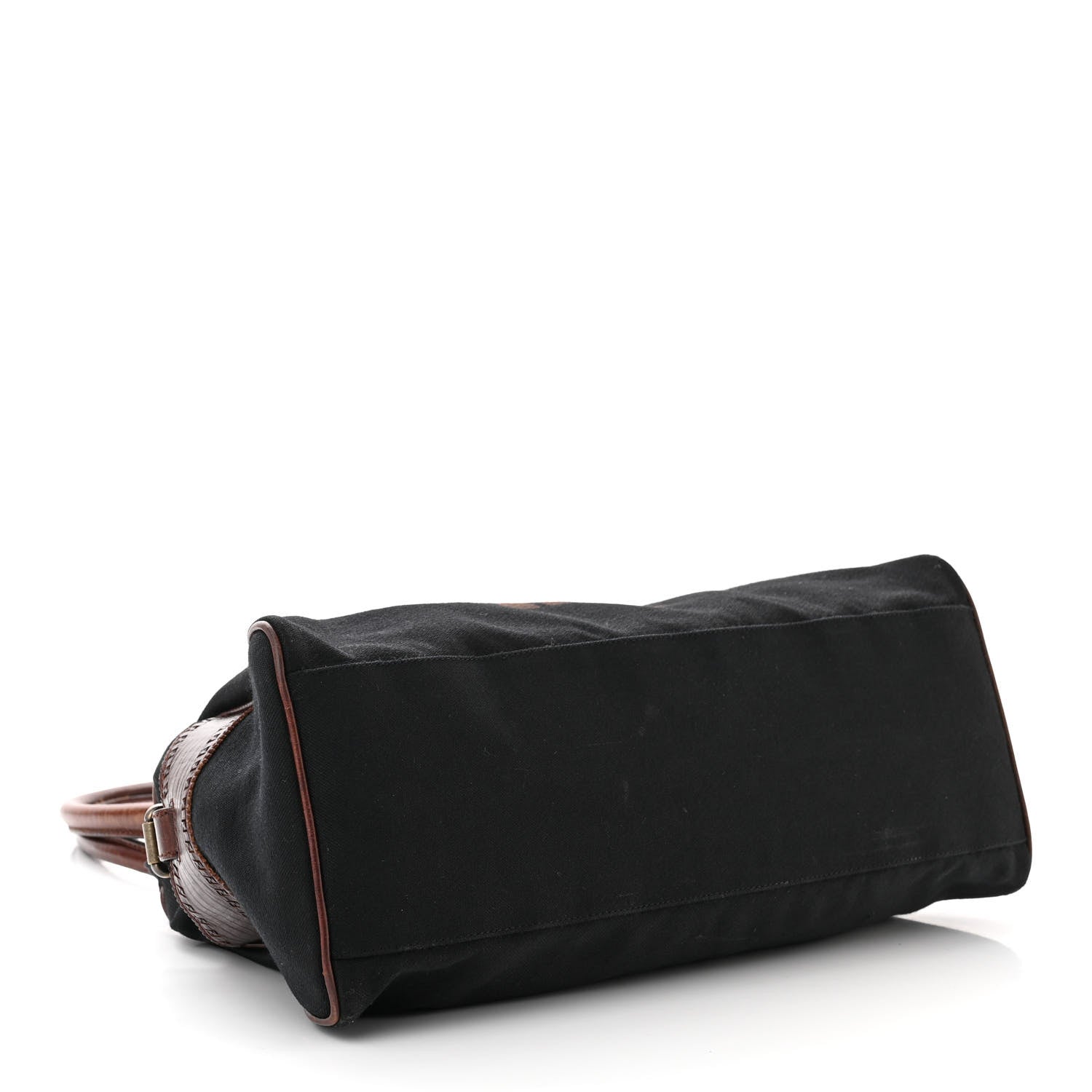 Fendi Canvas Bag De Jour Tote Black Tobacco 4 of 21