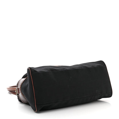 Fendi Canvas Bag De Jour Tote Black Tobacco 4 of 21