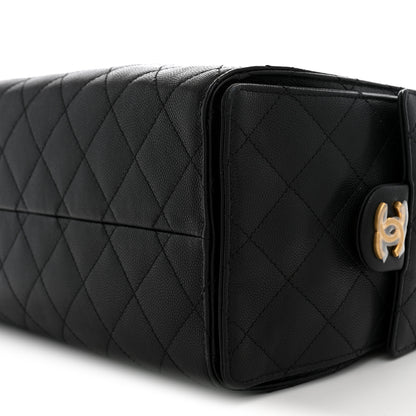 Chanel Caviar Quilted Small Chanel 25 Handbag Black 9 of 10