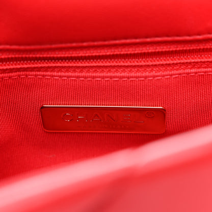 Chanel Goatskin Quilted Medium Chanel 19 Flap Red 6 of 9