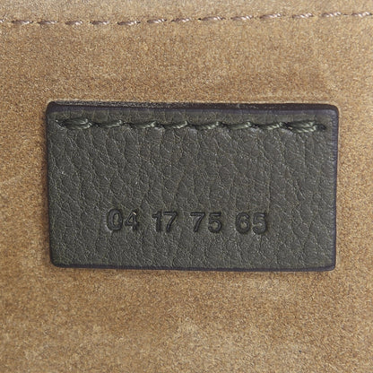 Chloe Smooth Calfskin Medium Milo Shopping Tote Midnight Green 7 of 8