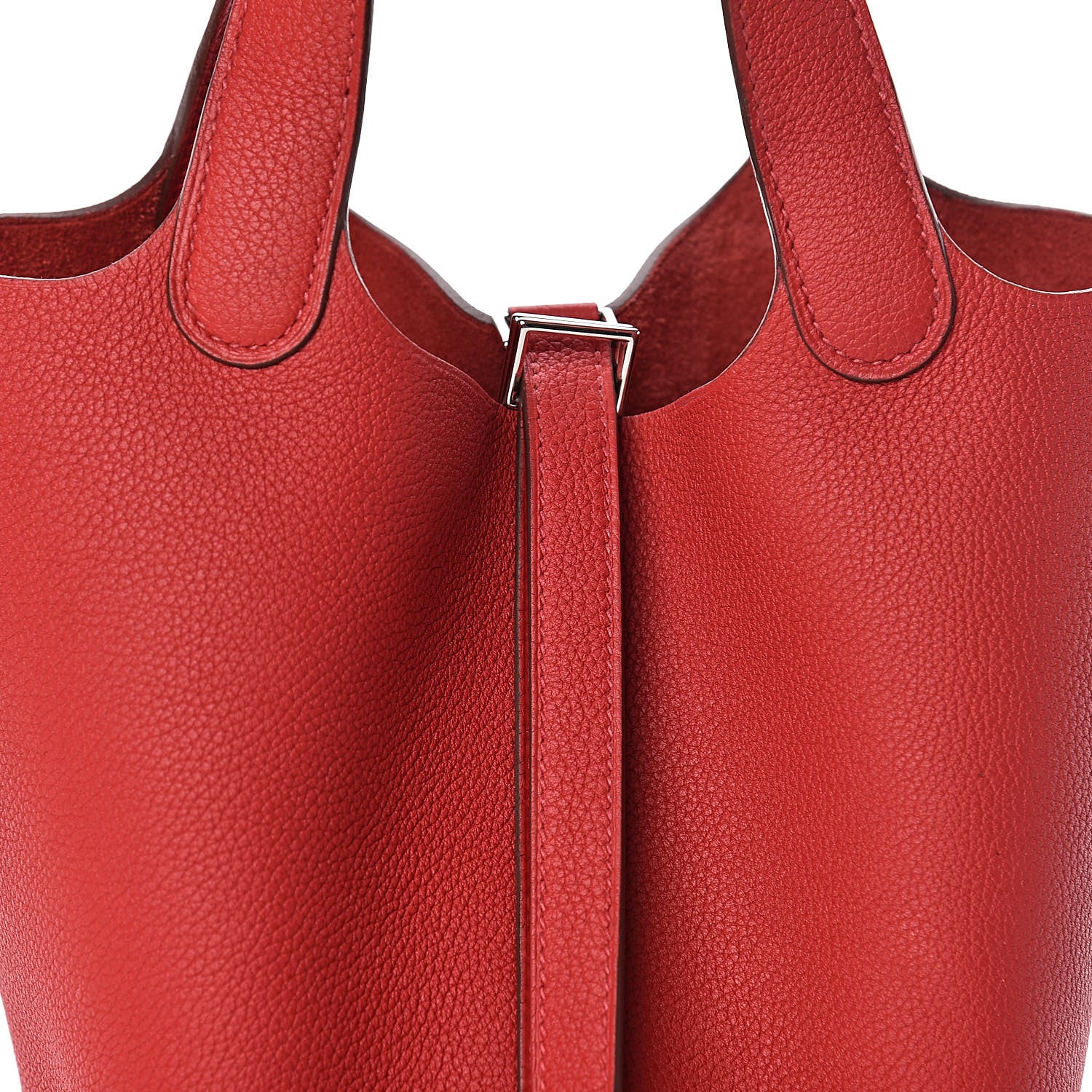 Hermes Taurillon Maurice Picotin Lock 18 PM Rouge Piment 10 of 11