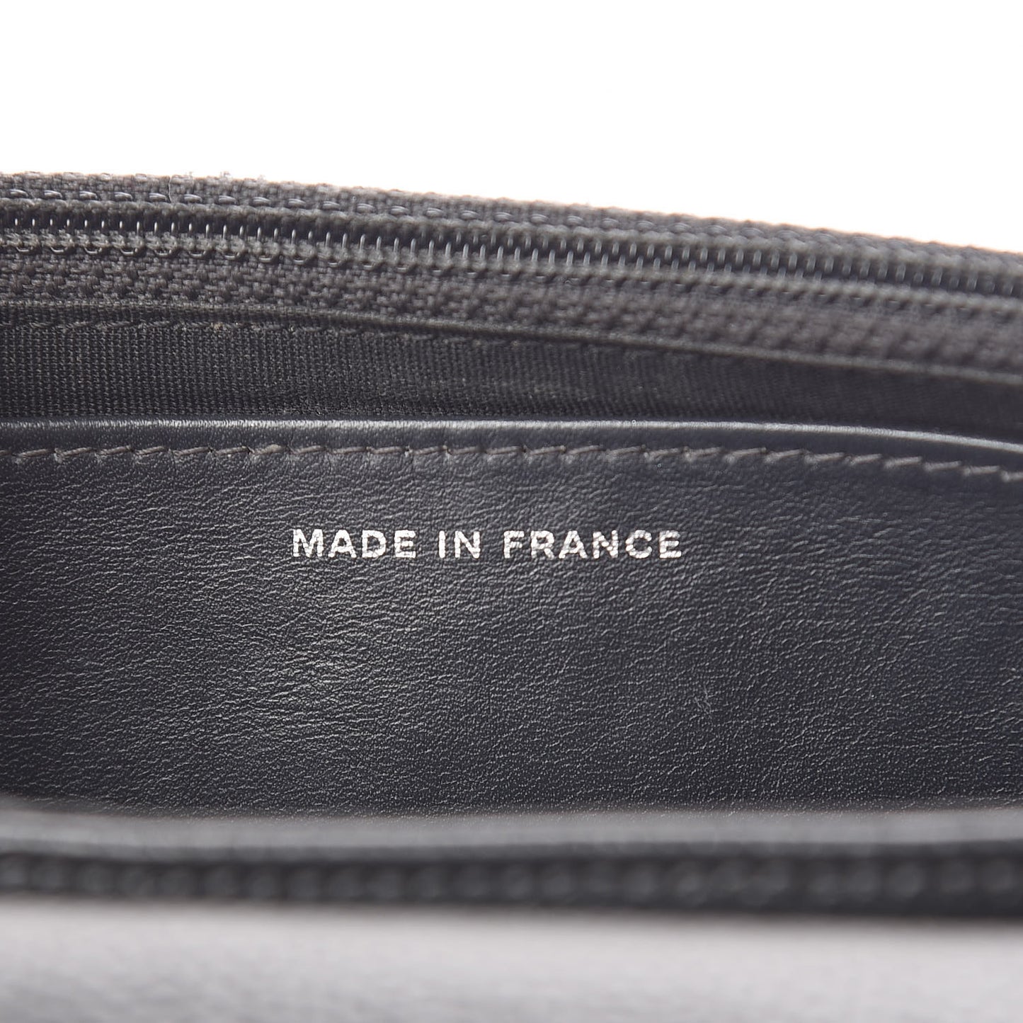 Caviar Half Moon Wallet On Chain WOC Grey
