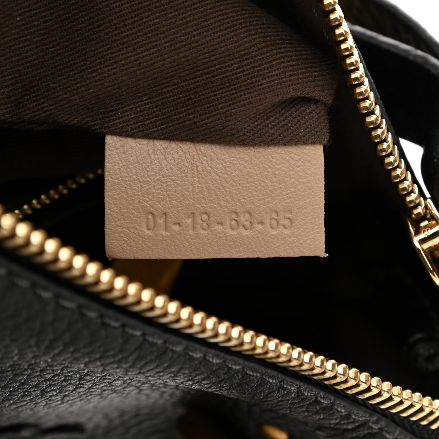Calfskin Small Marcie Satchel Black