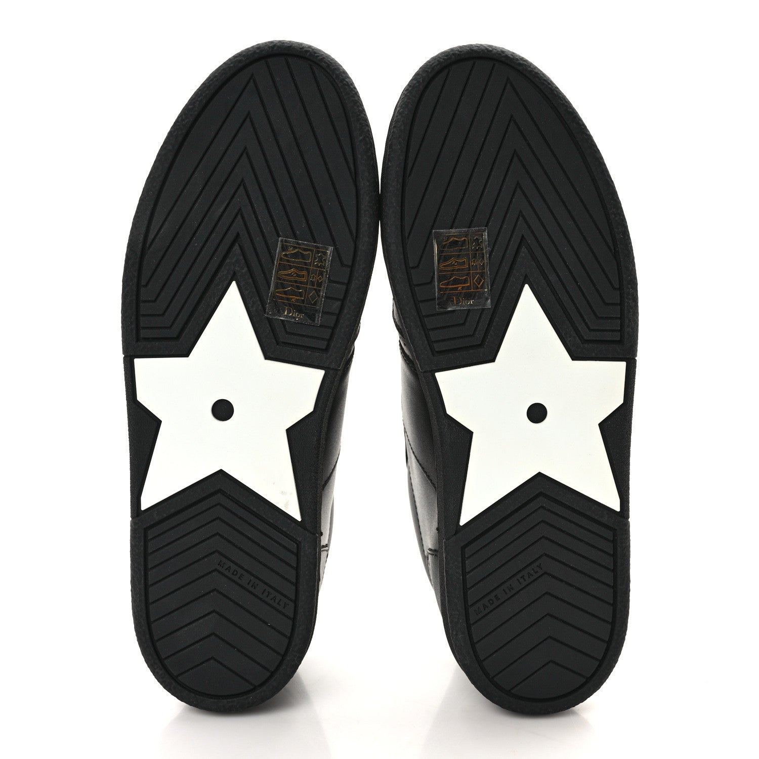 Christian Dior Calfskin Suede Logo Sneakers 36 Black 5 of 9