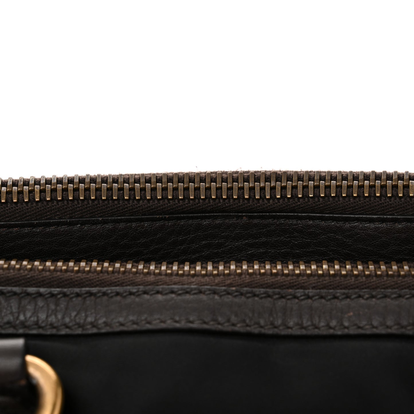 Tessuto Nylon Jacquard Logo Tote Black Teak