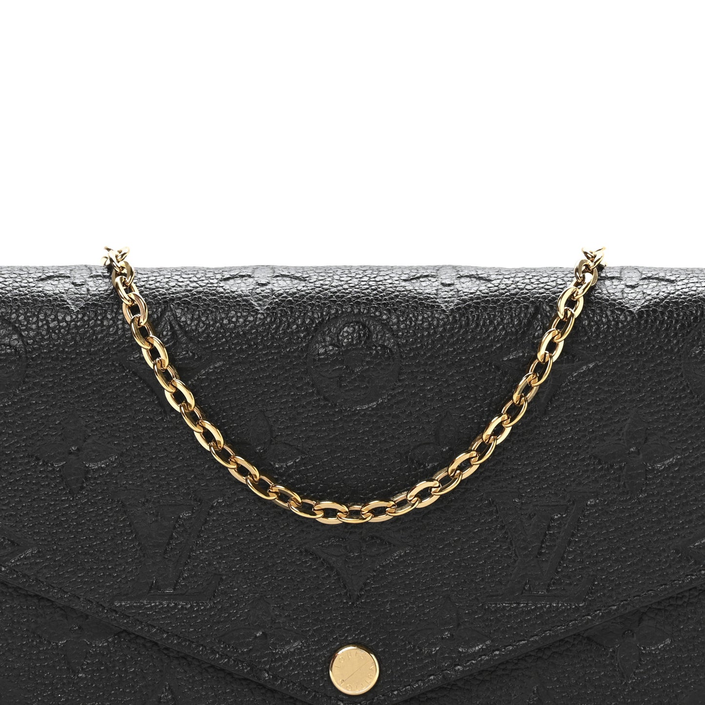 Empreinte Pochette Felicie Chain Wallet Black