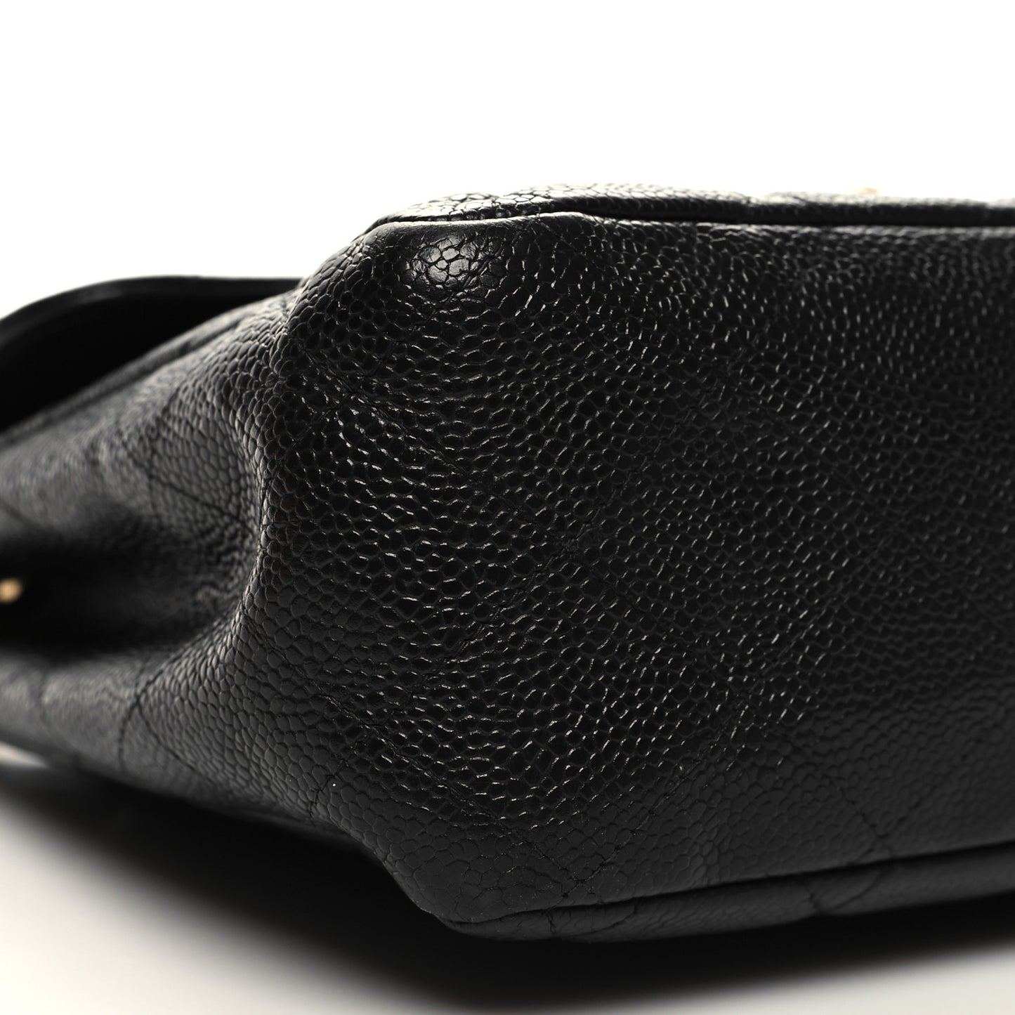 Caviar Quilted Jumbo Single Flap Black