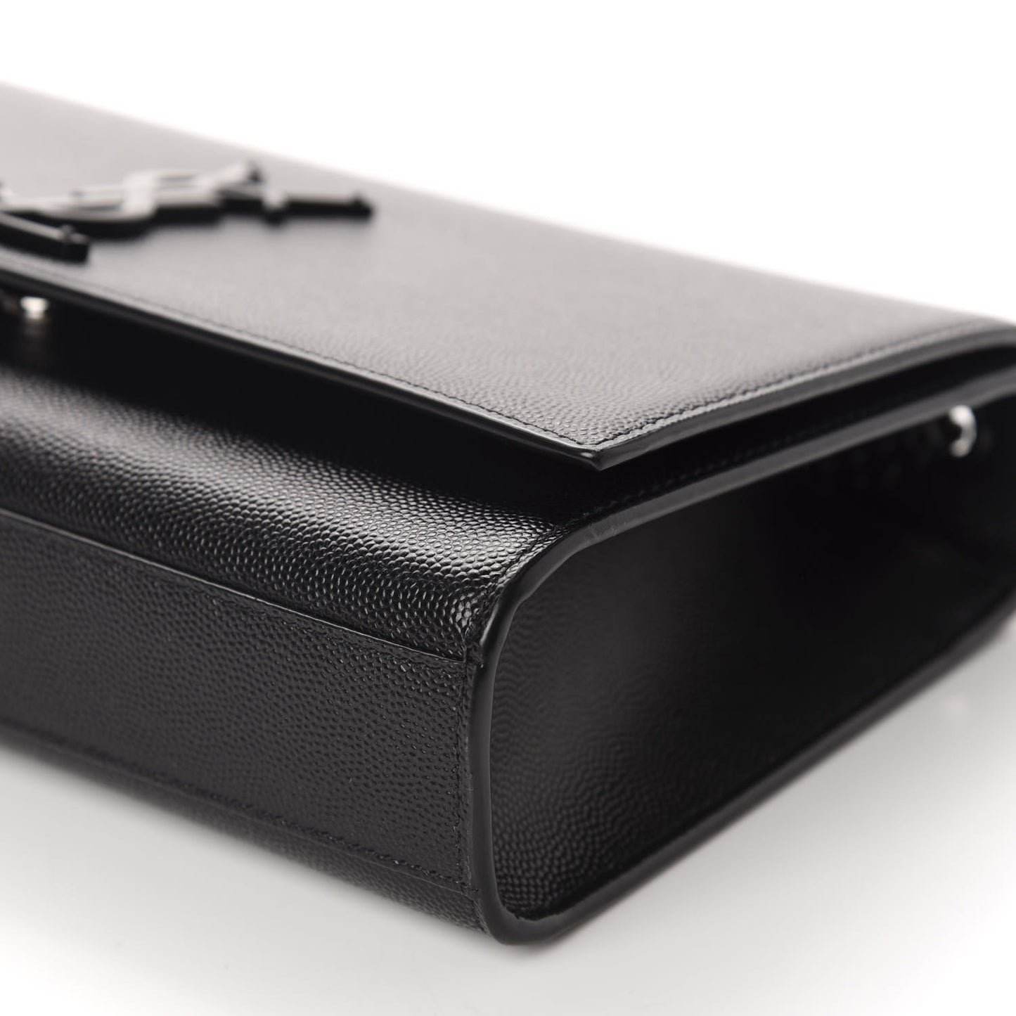 Grain De Poudre Medium Classic Monogram Kate Satchel Black