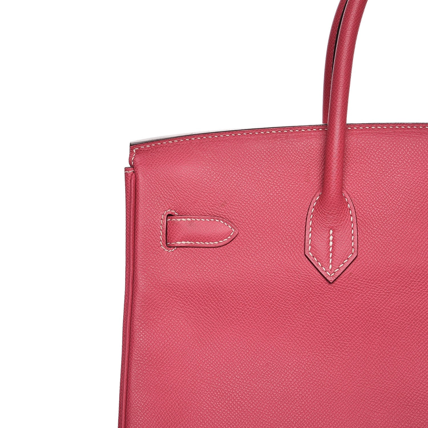 Hermes Epsom Candy Birkin 35 Rose Tyrien Rubis 27 of 41