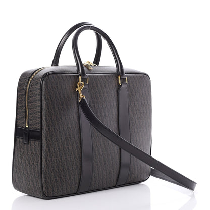 Saint Laurent Toile Classic Monogram Rodeo Briefcase Black 3 of 7