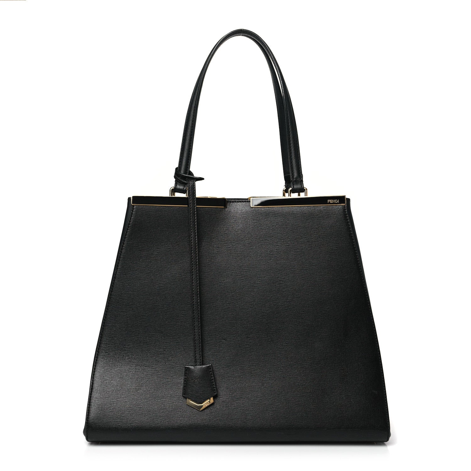Fendi Vitello Elite Large 3Jours Tote Black 1 of 9
