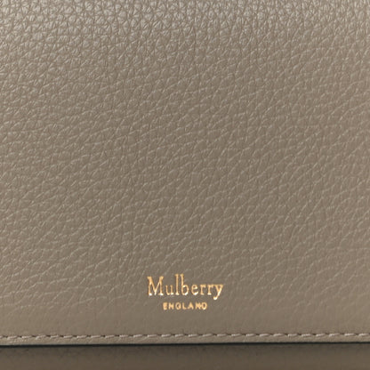 Mulberry Small Classic Grain Medium Continental French Wallet Solid Grey 7 of 9