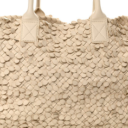 Bottega Veneta Nappa Intrecciato Medium Paillettes Cabat Cream 9 of 16
