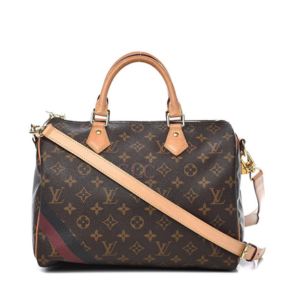 Louis Vuitton Monogram My LV Heritage Speedy Bandouliere 30 Bordeaux Black 1 of 14
