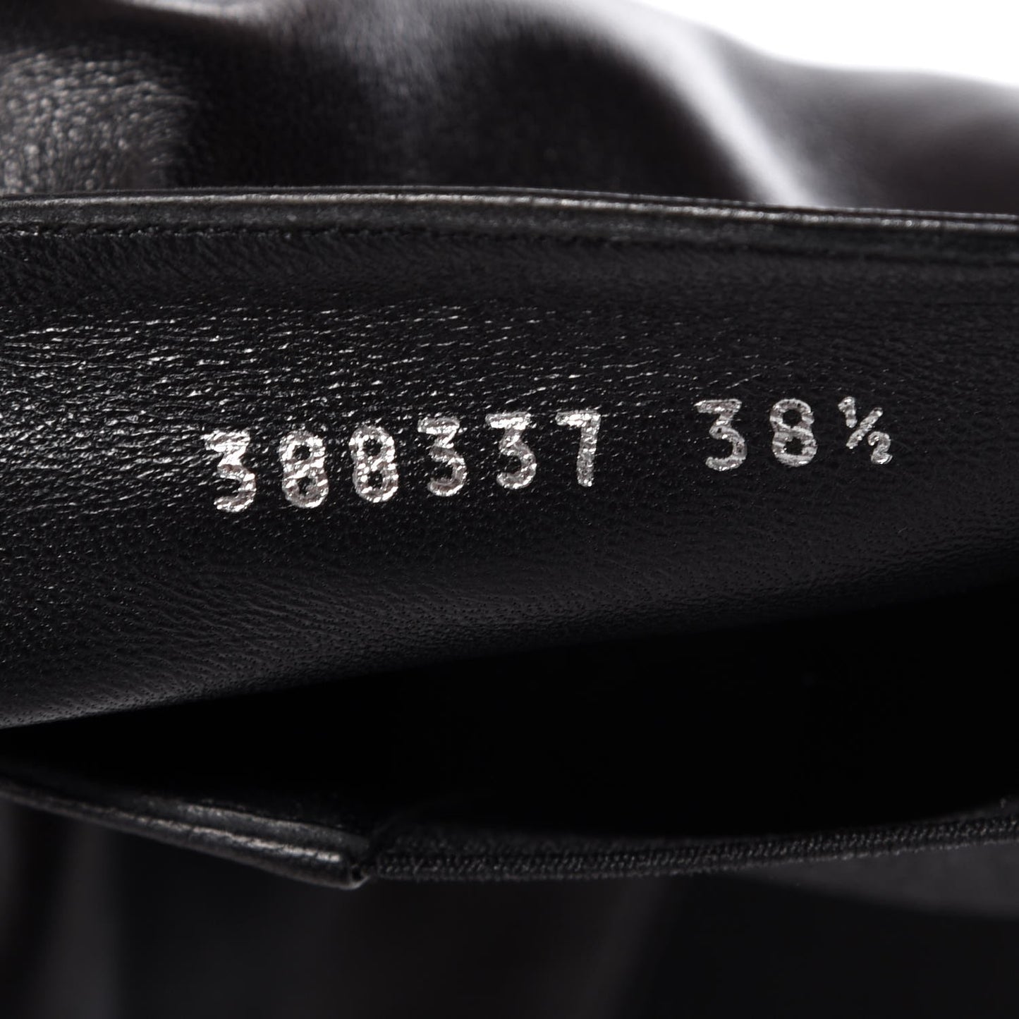 Nappa Charlotte Riding Boots 38.5 Black