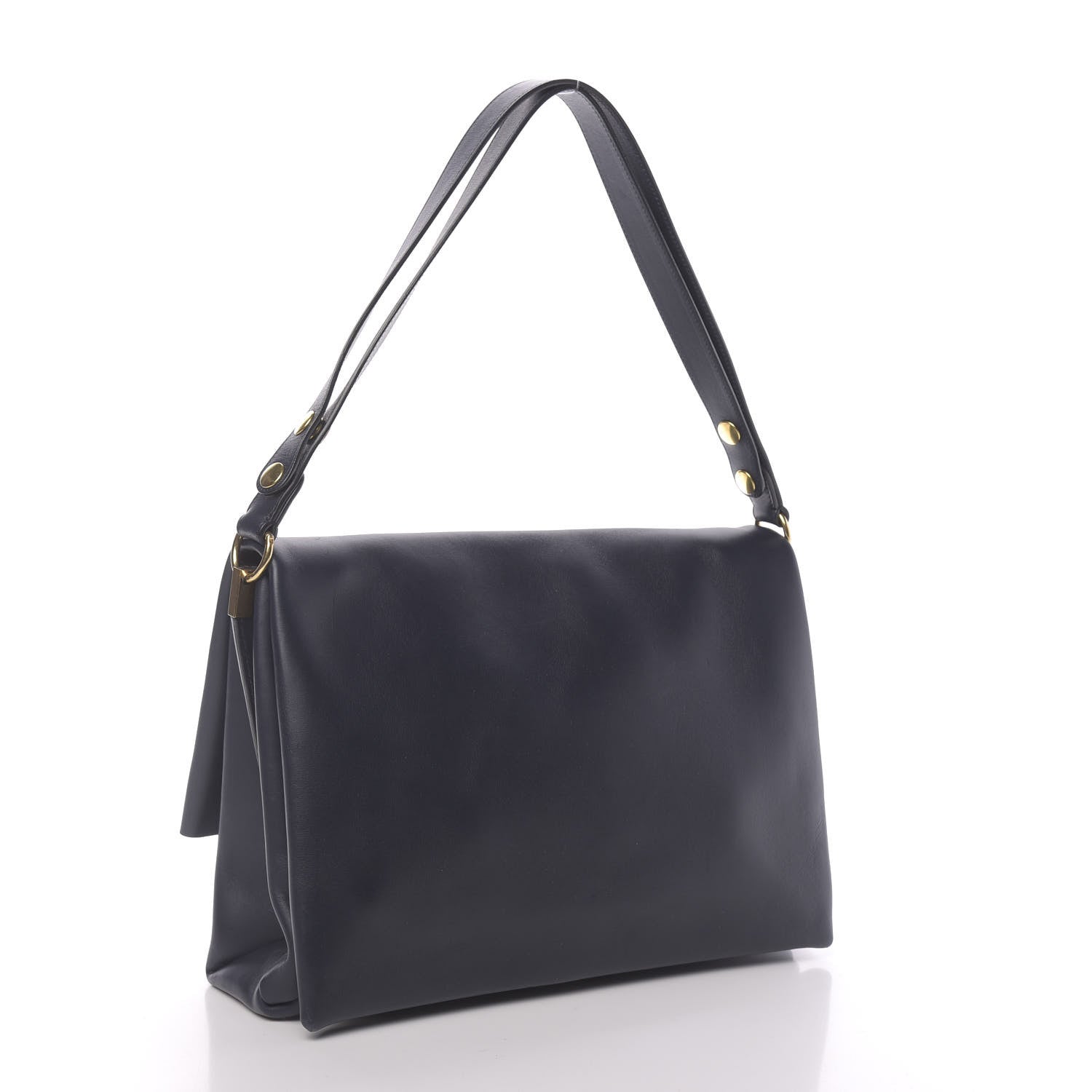 Celine Smooth Calfskin Blade Flap Ink 3 of 15