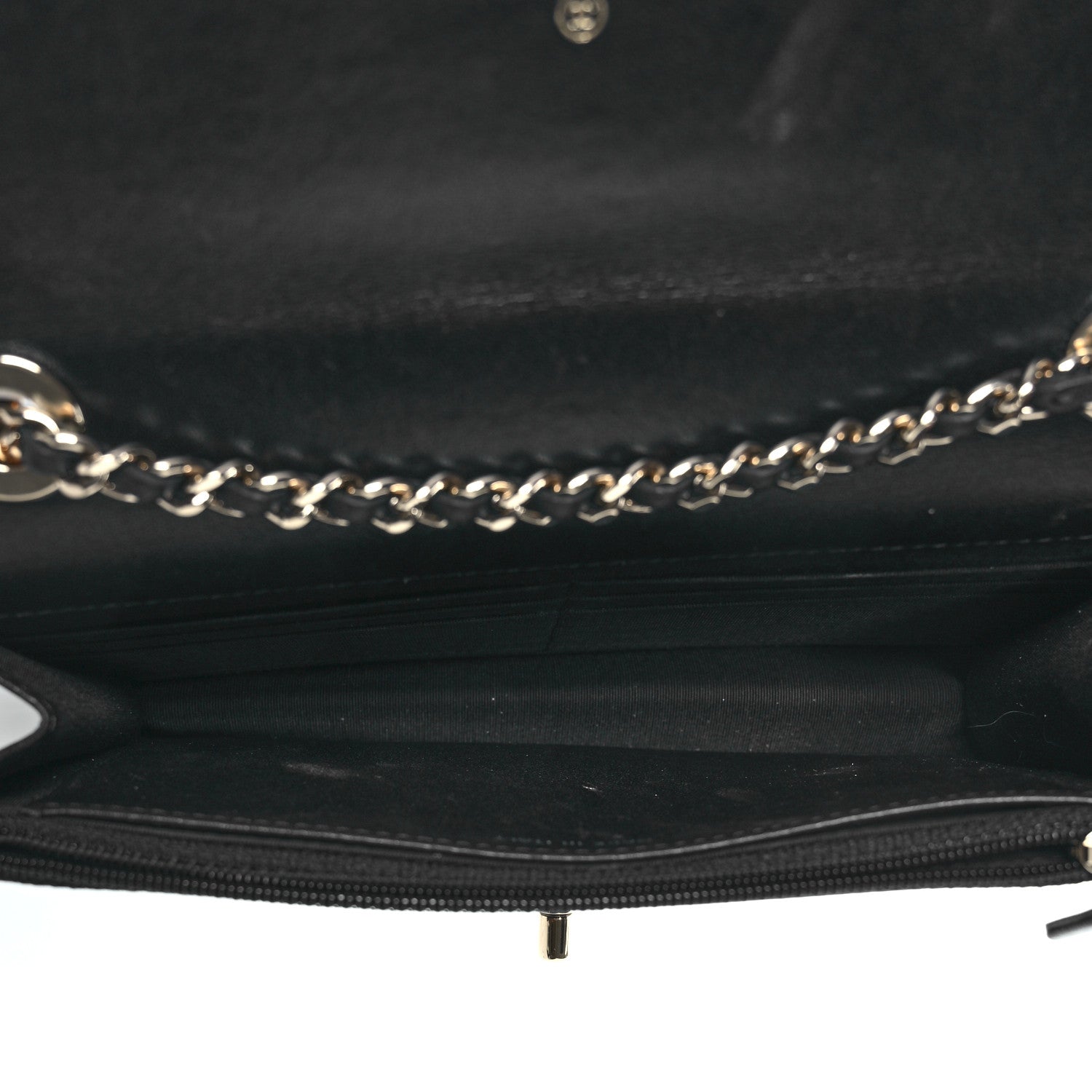 Chanel Lambskin Quilted Trendy CC Wallet On Chain WOC Black 5 of 12