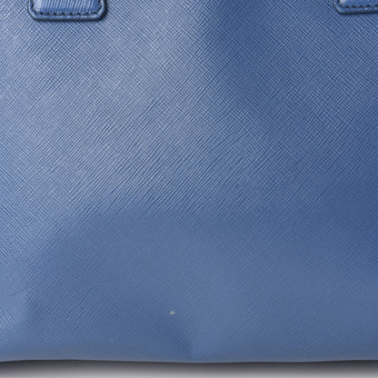 Prada Saffiano Lux Large Promenade Tote Bluette 11 of 13