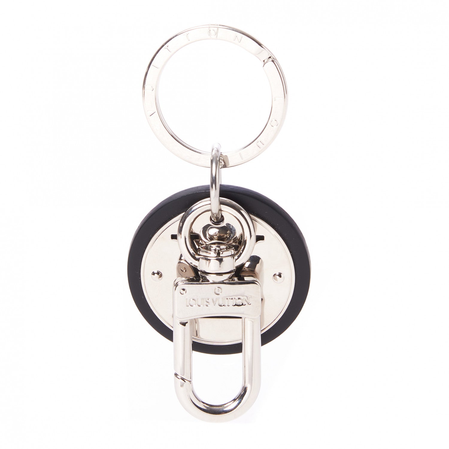 Louis Vuitton LV Cut Circle Key Holder Silver 1 of 3