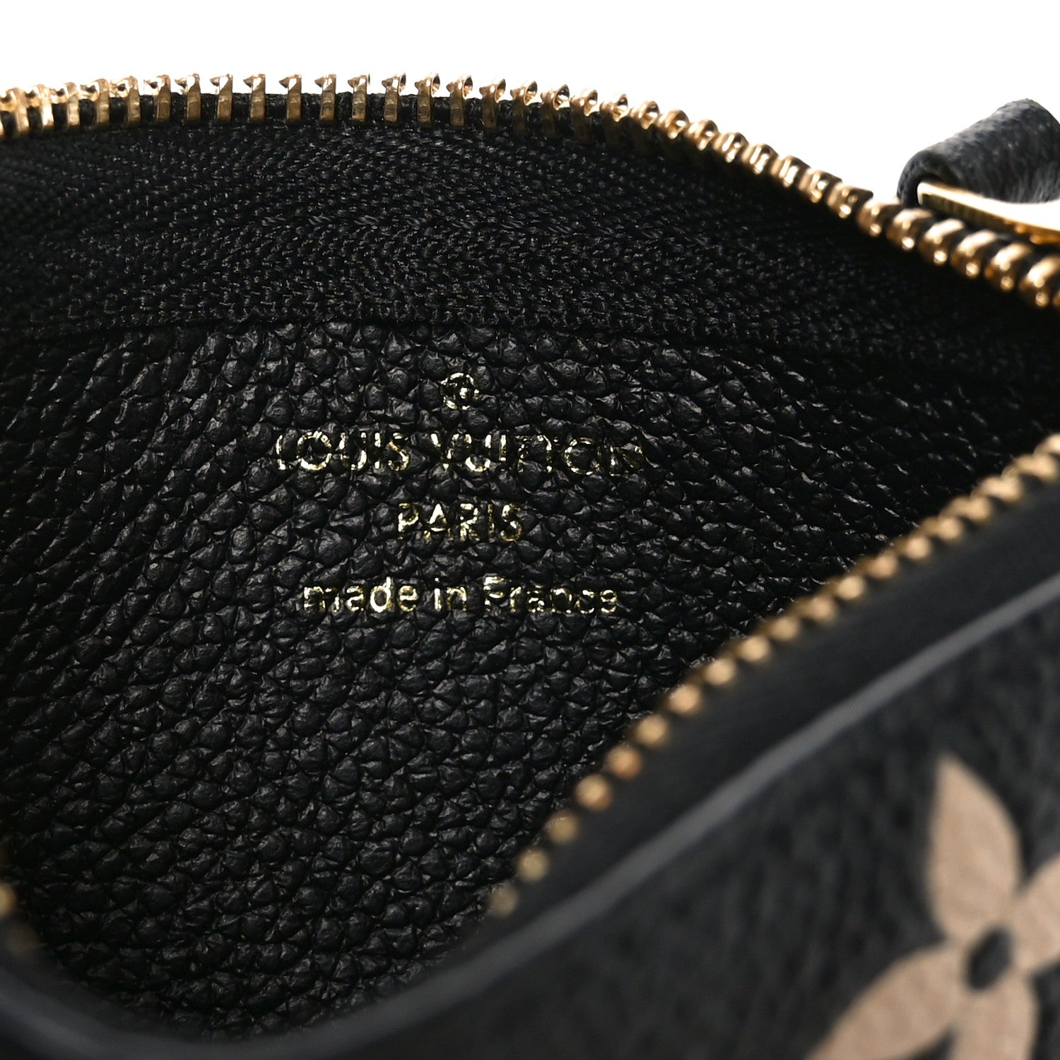 Louis Vuitton Empreinte Monogram Giant Key Pouch Black Beige 6 of 6