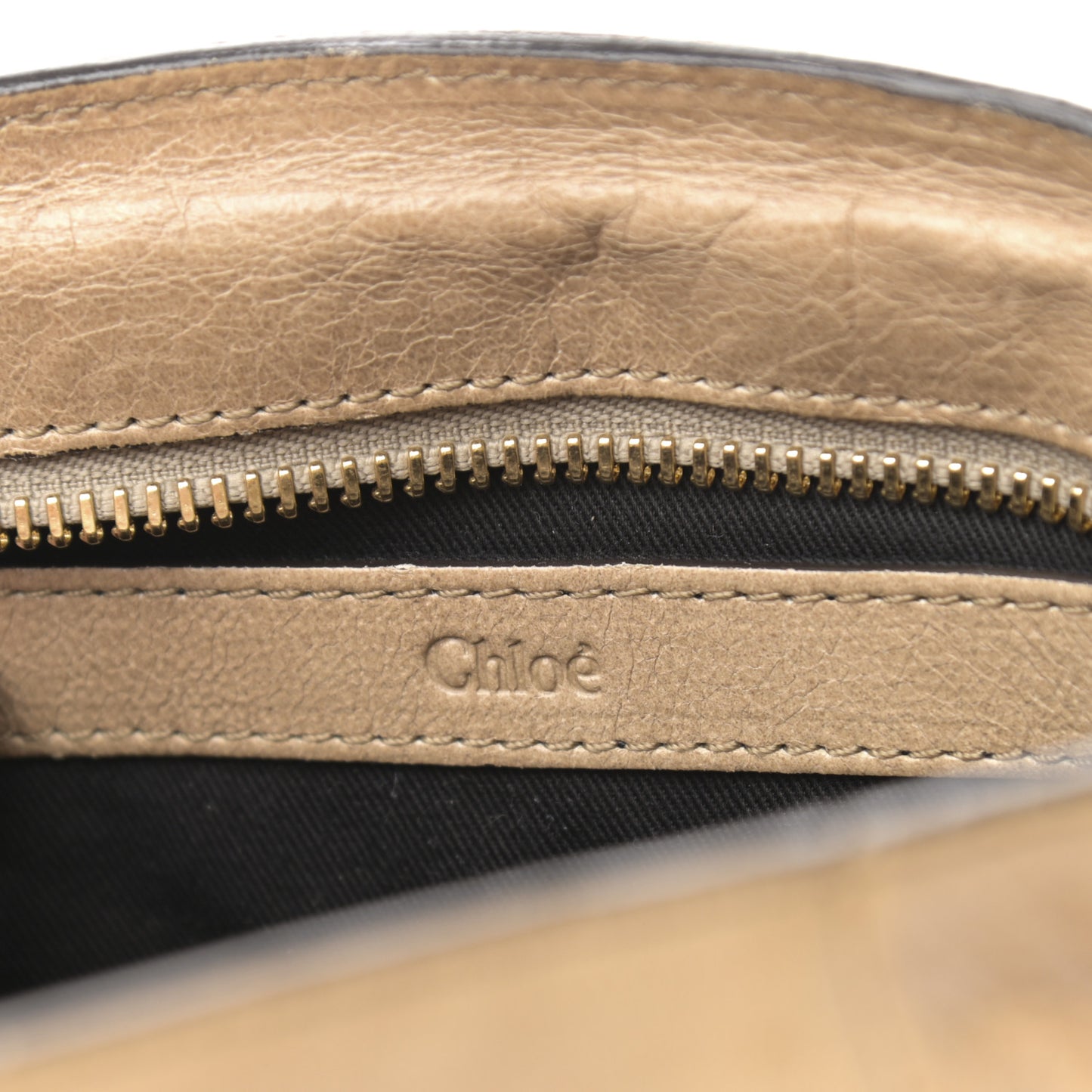 Calfskin Small Ethel Satchel Beige