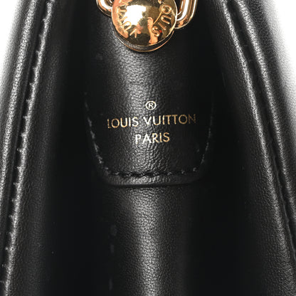Louis Vuitton Lambskin Embossed Monogram Coussin PM Black 7 of 10