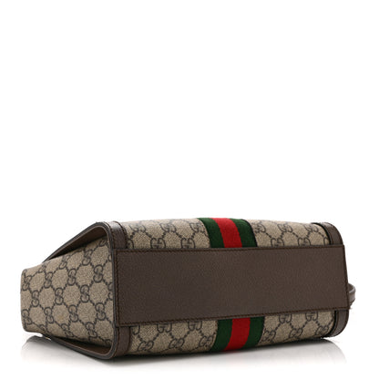 Gucci GG Supreme Monogram Small Ophidia Tote Bag Brown 4 of 11