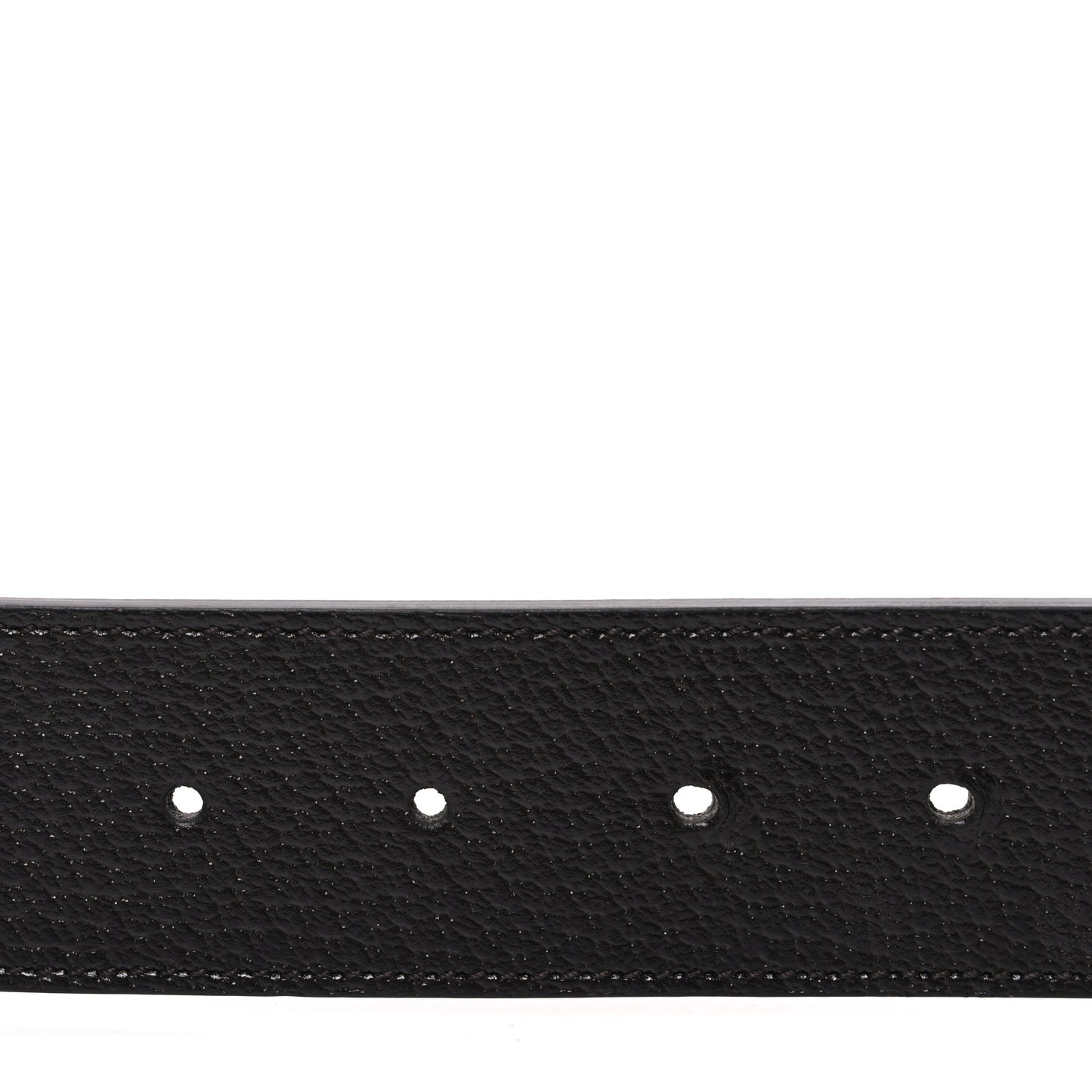 Textured Calfskin Double G 40mm Belt 80 32 Dark Cocoa