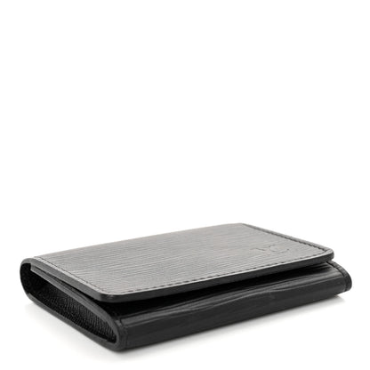 Louis Vuitton LOUIS VUITTON Epi Business Card Holder Black 4 of 6