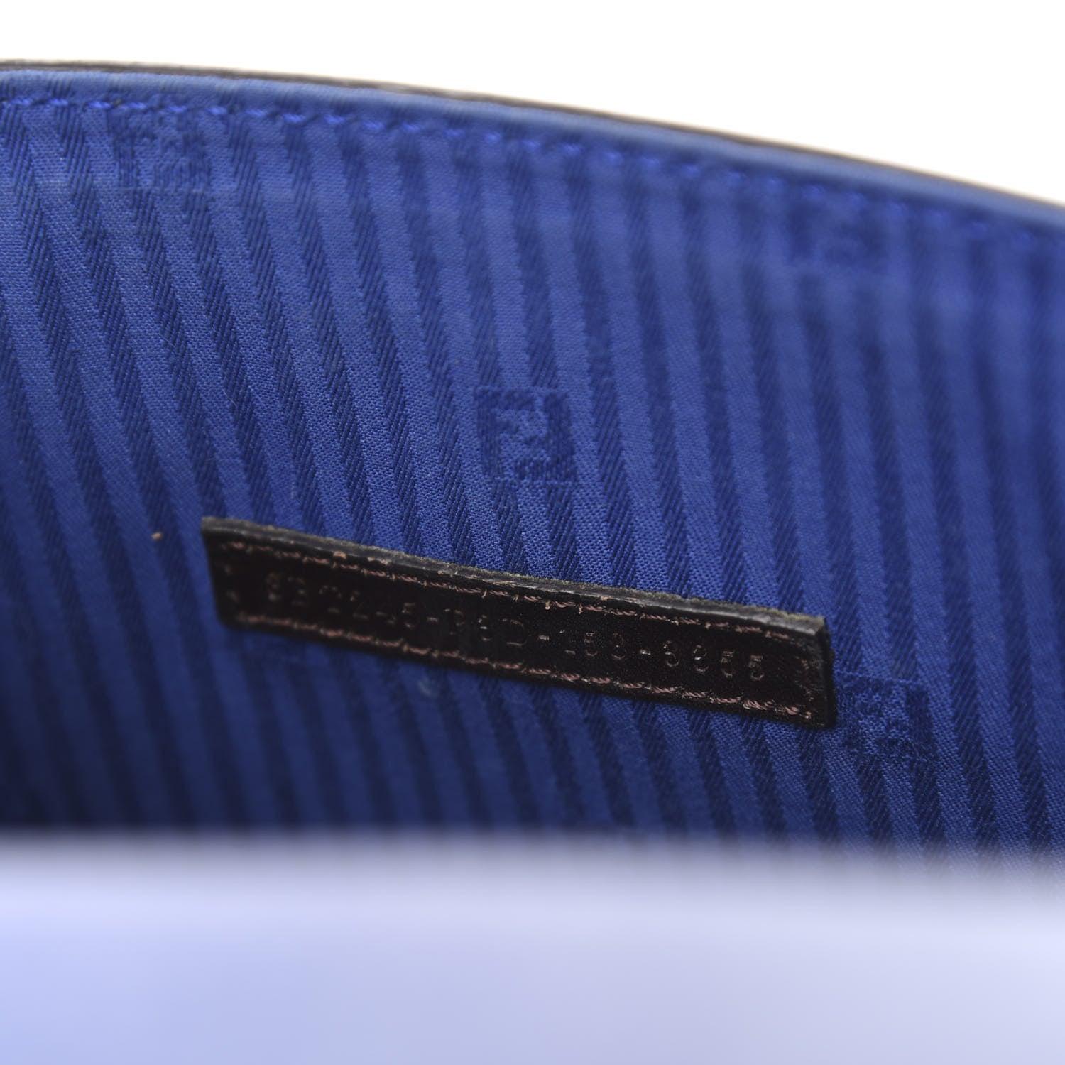 Fendi Vitello Elite Flamingo Demi Jour Shoulder Bag Blue Neon 7 of 10