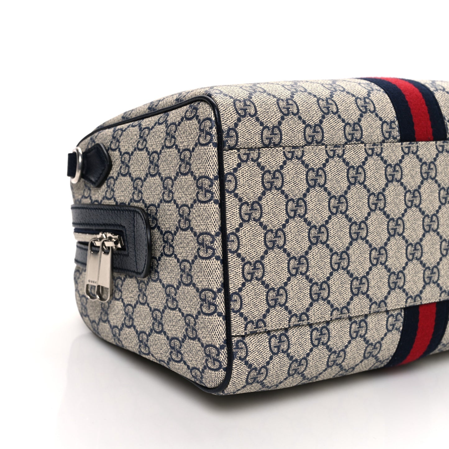 GG Supreme Monogram Web Ophidia Boston Beige Blue