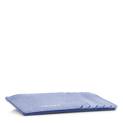 Saint Laurent Grained Calfskin 5 Fragments Zip Pouch Card Holder Ultramarine 4 of 7