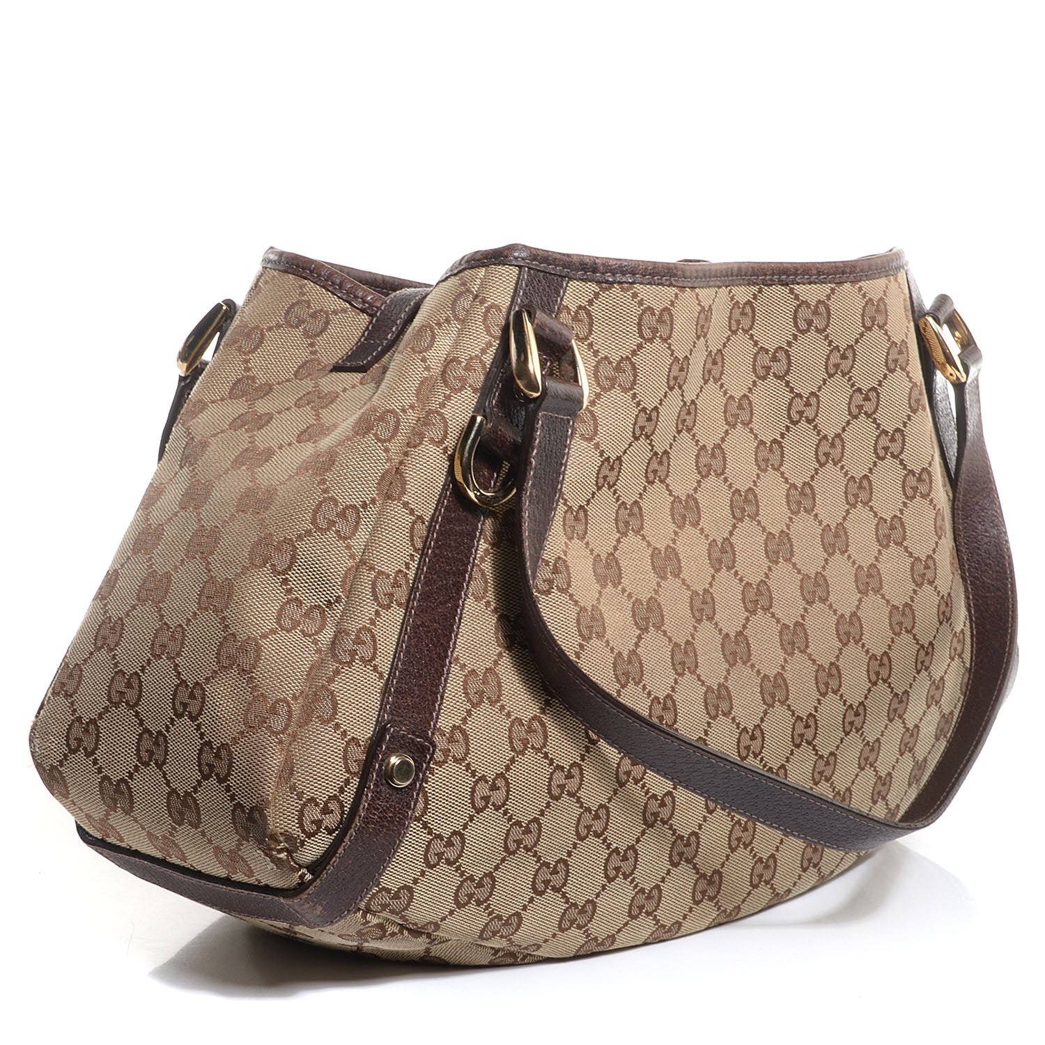 Gucci Monogram Medium Abbey Shoulder Bag Dark Brown 3 of 9