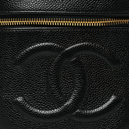 Chanel Caviar Cosmetic Vanity Bag Black 9 of 11