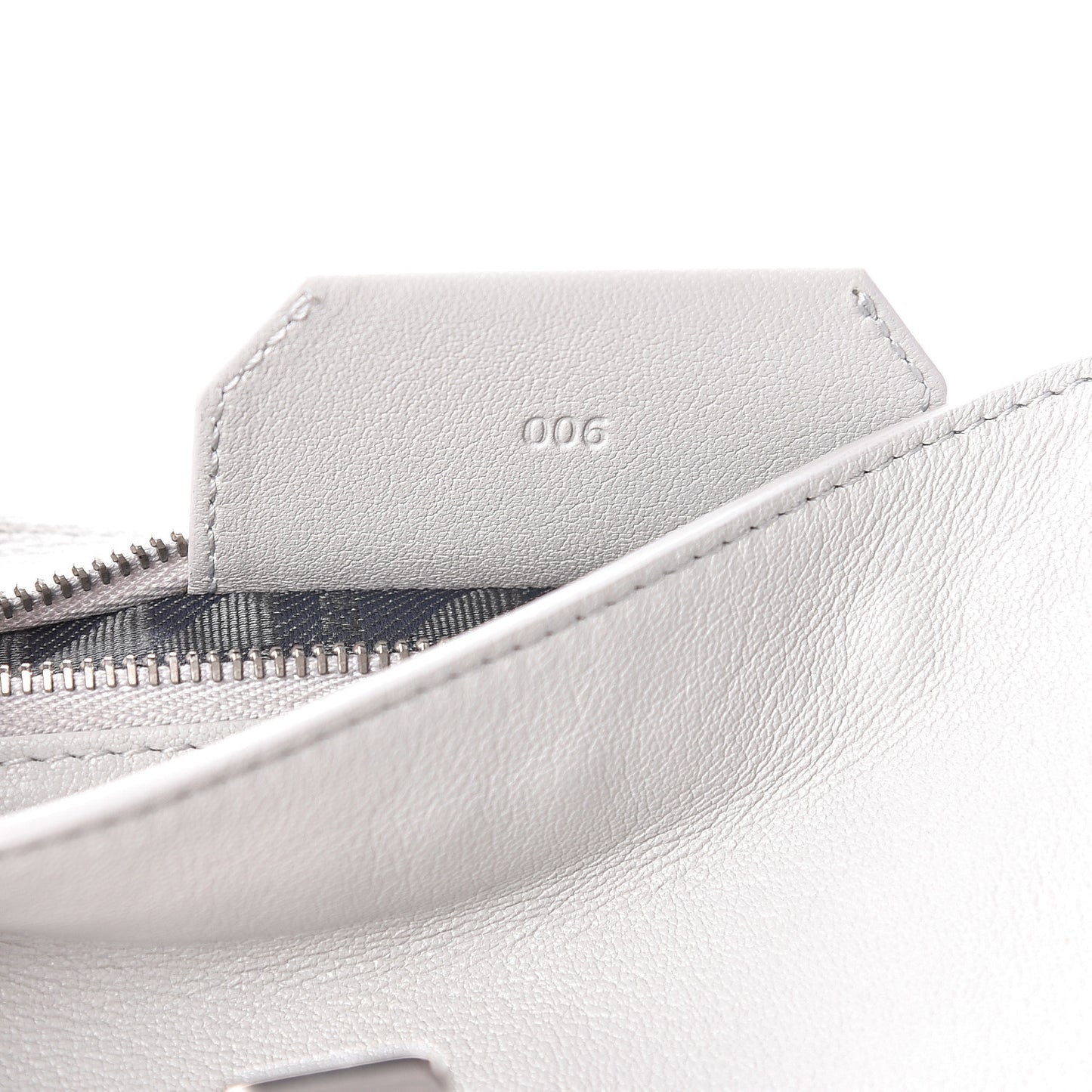 Lambskin PS1 Mini Pouch Messenger Bag Grey