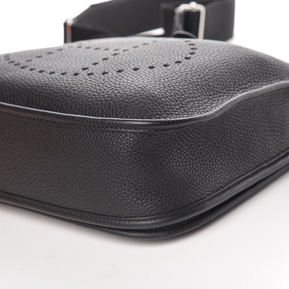Hermes Taurillon Clemence Evelyne III PM Black 6 of 10