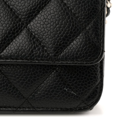 Chanel Caviar Quilted Wallet on Chain WOC Black 13 of 13