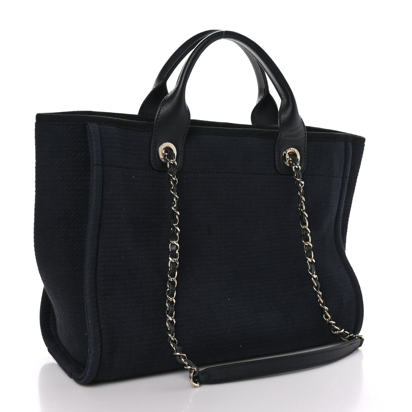 Mixed Fibers Small Deauville Tote Black