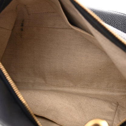 Loewe Calfskin Medium Puzzle Bag Midnight Blue Black 5 of 13