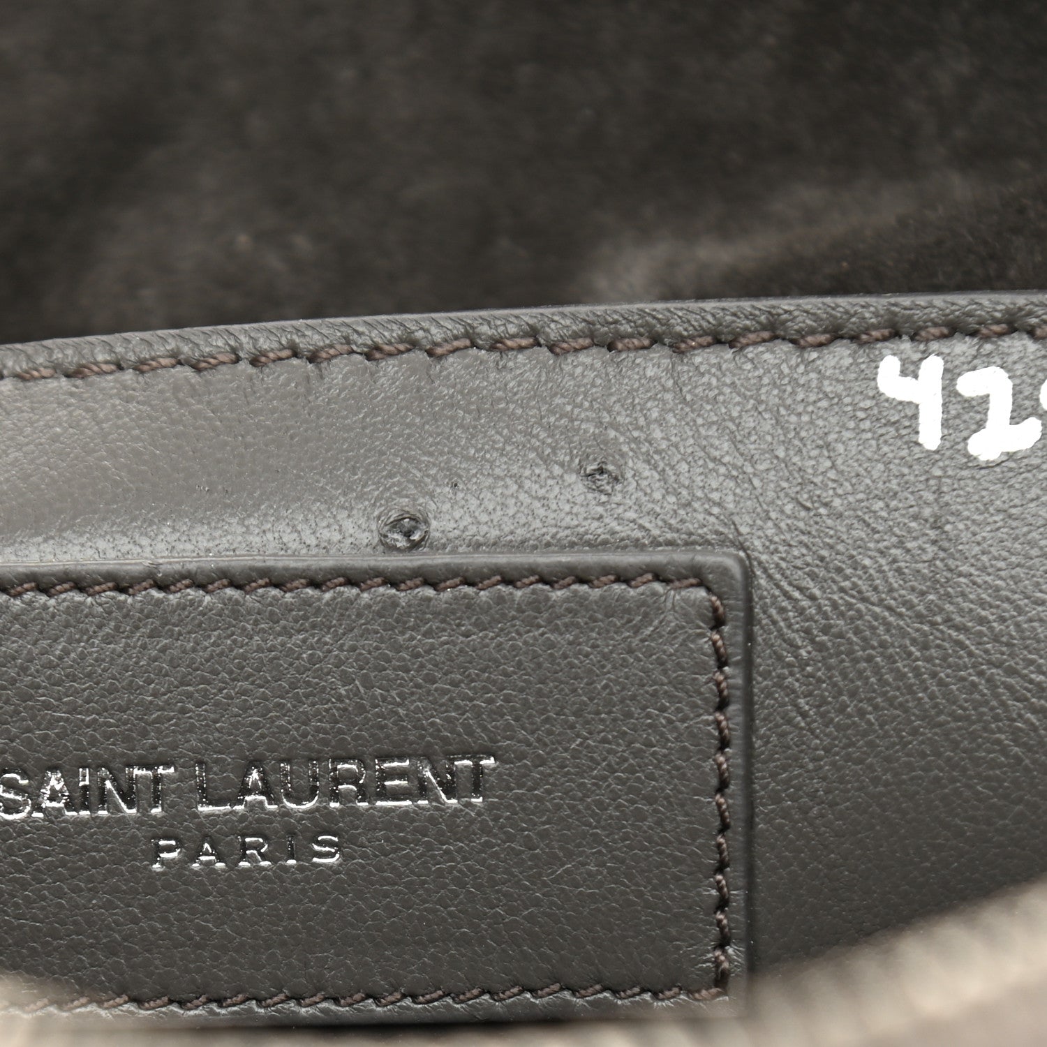 Saint Laurent Metallic Calfskin Classic Duffle 21 of 21
