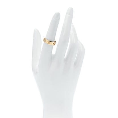 Cartier 18K Yellow Gold 3.5mm LOVE Wedding Band Ring 52 6 2 of 4