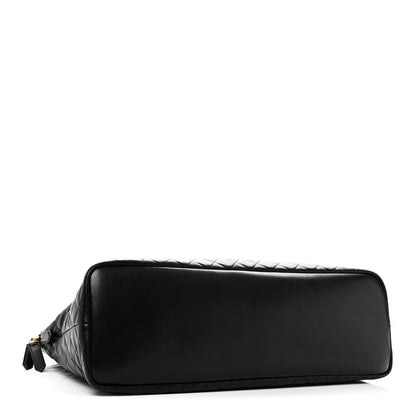 Saint Laurent Calfskin Quilted ES Giant Travel Bag Black 3 of 9