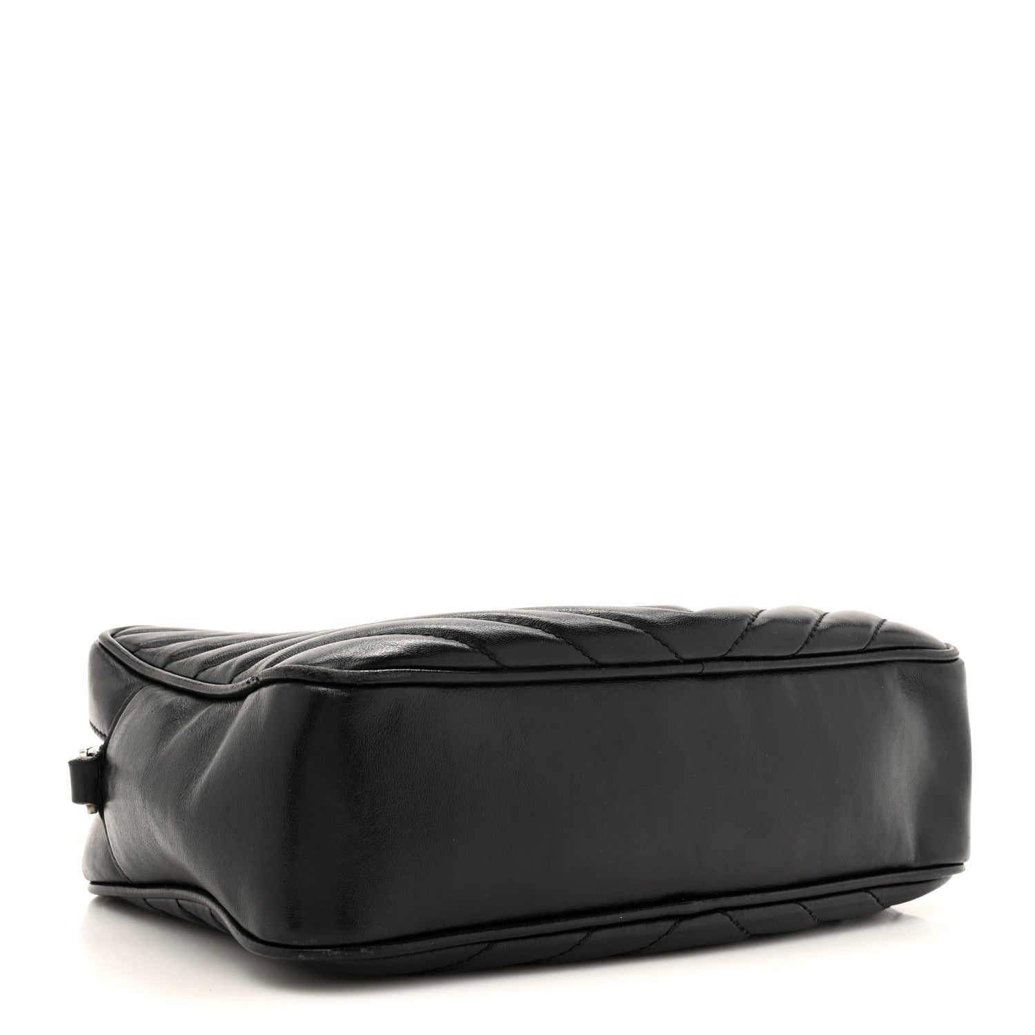 Saint Laurent Calfskin Matelasse Monogram Lou Camera Bag Black 4 of 17