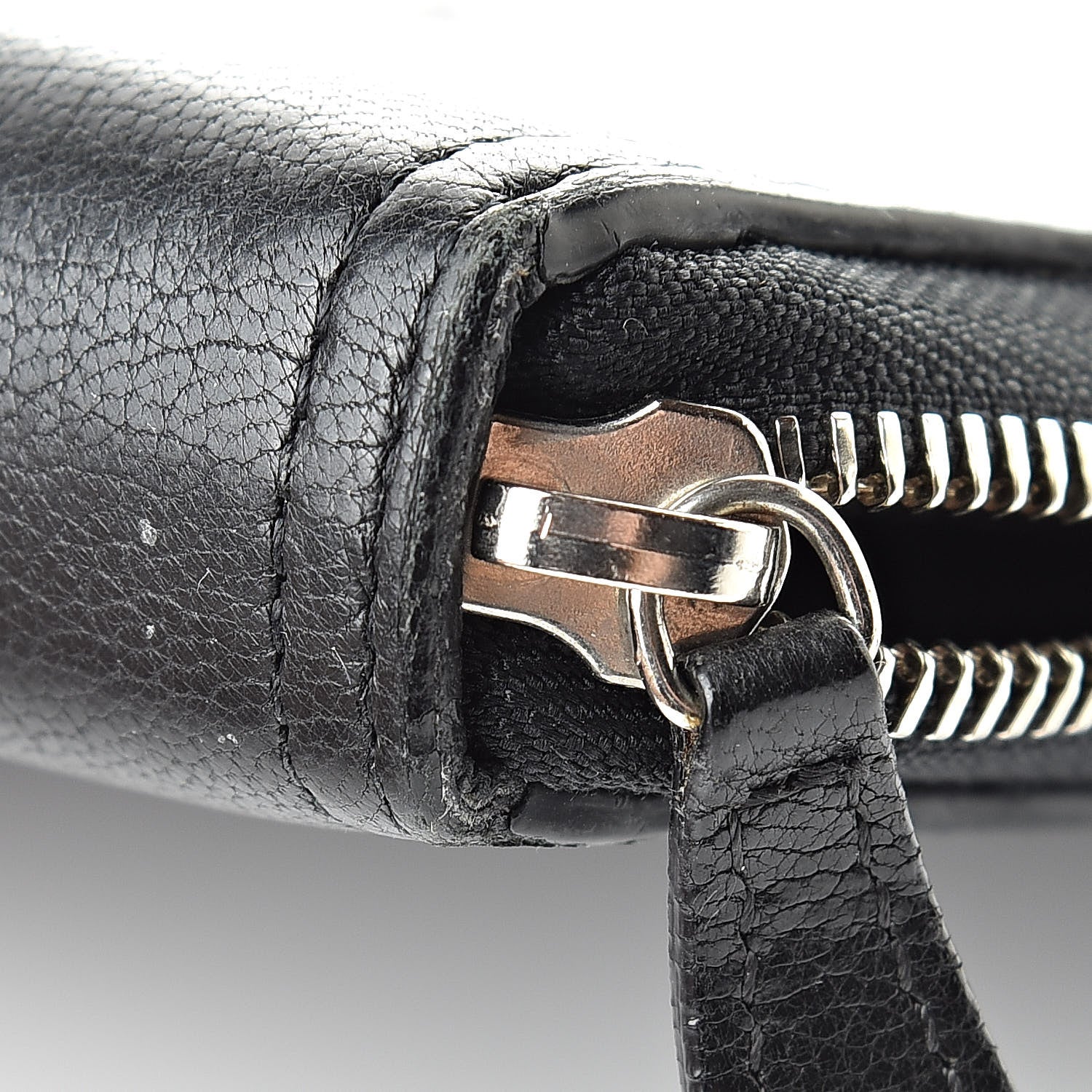 Givenchy Sugar Goatskin Pandora Half Zip Long Wallet Black 12 of 15