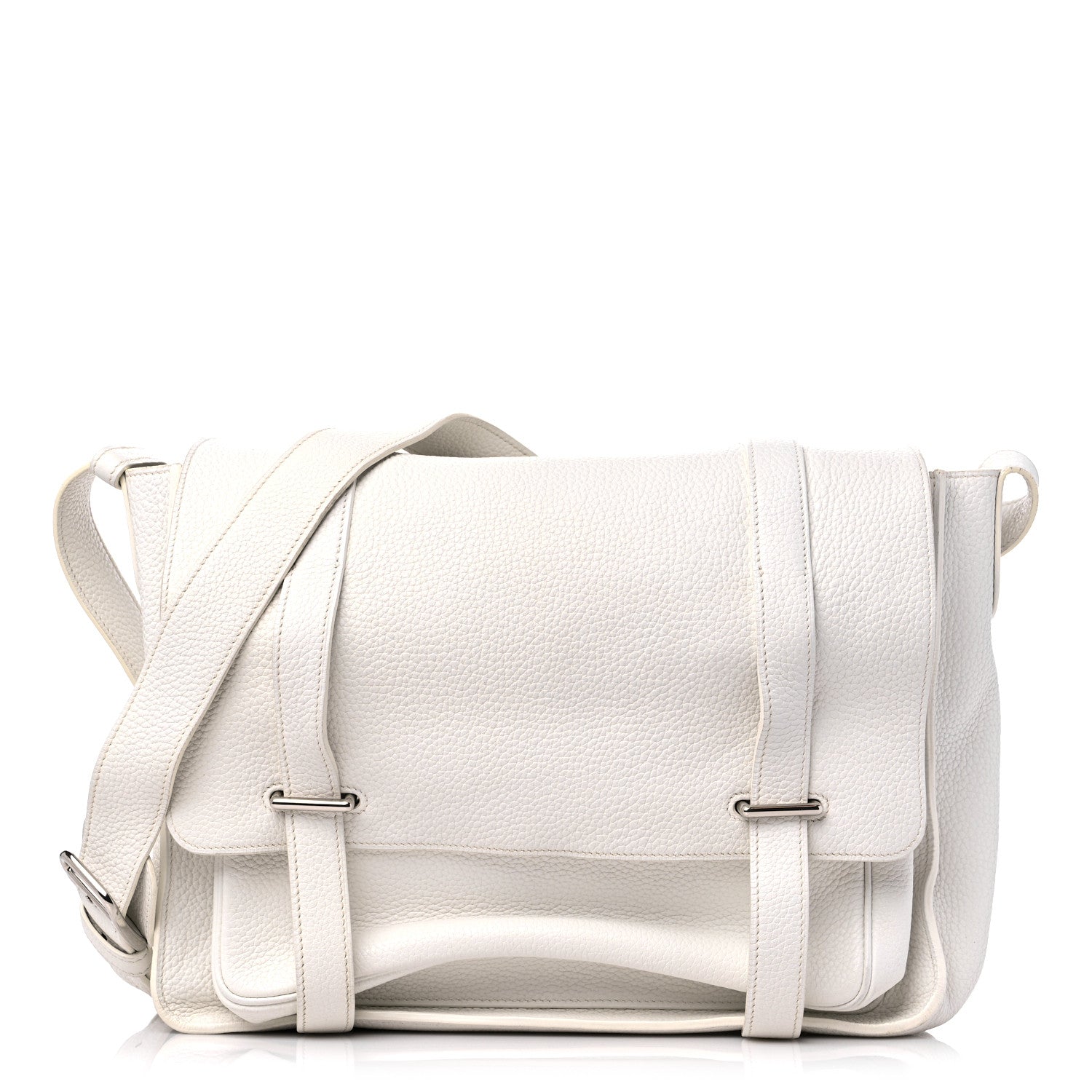 Hermes Taurillon Clemence Steve 35 White 1 of 15