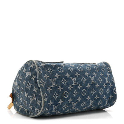 Louis Vuitton Monogram Denim Neo Speedy Blue 4 of 10
