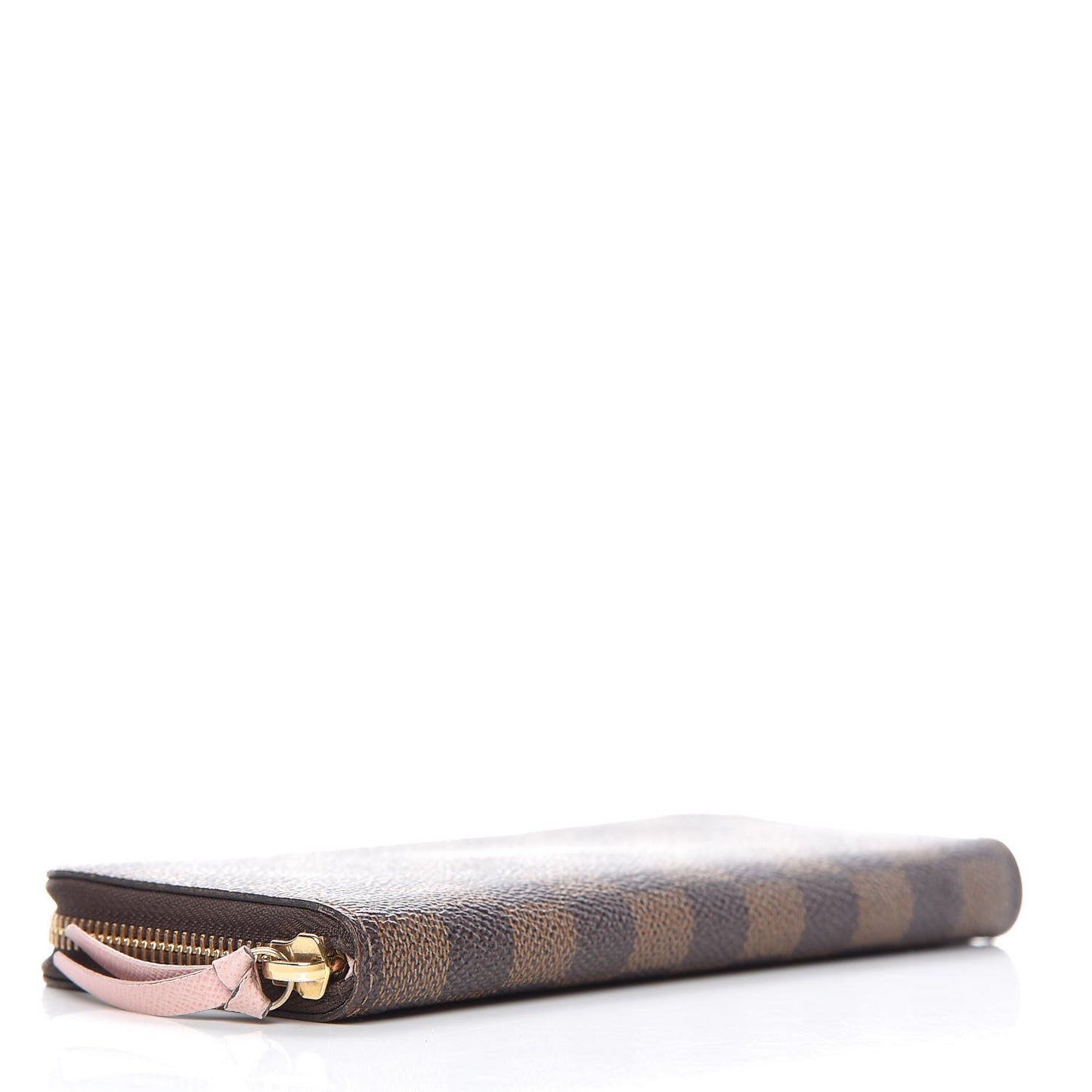 Damier Ebene Clemence Wallet Rose Ballerine