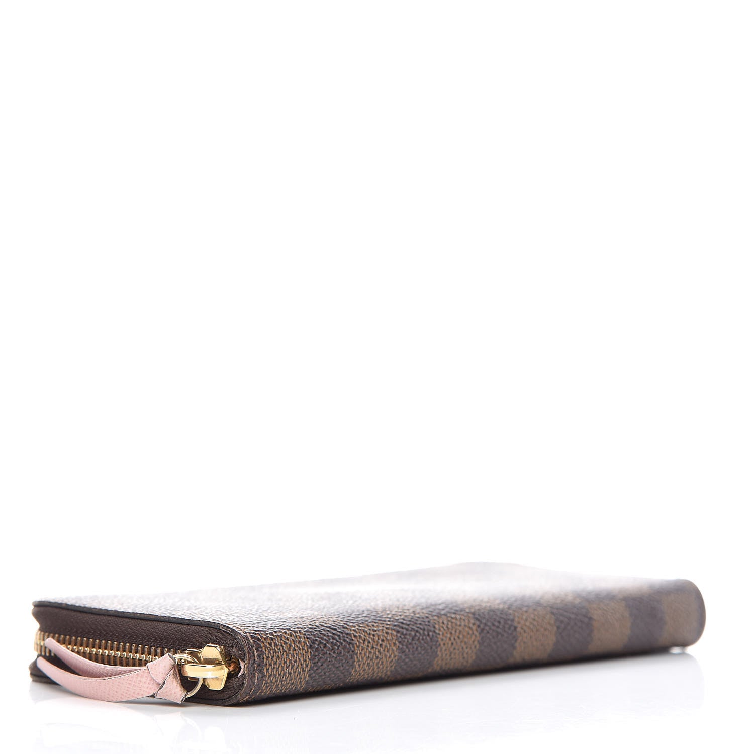 Louis Vuitton Damier Ebene Clemence Wallet Rose Ballerine 4 of 9